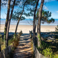 beaches in the south west of France